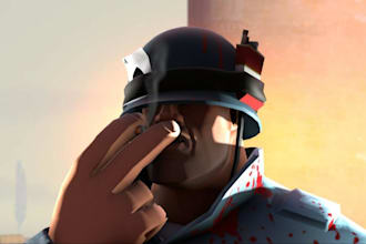 create you a custom tf2 profile picture using sfm