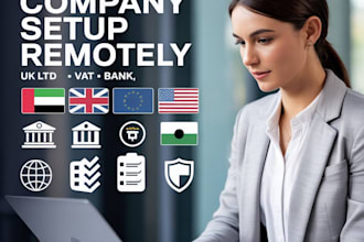 register your ngo, ltd or VA claim with vat and bank setup globally