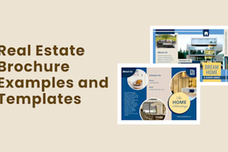 professional real estate brochure design custom print ready quick turnaround
