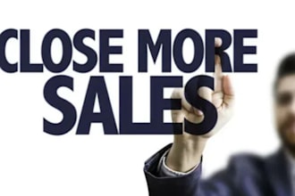 be your b2b sales closer, sales representative on commission, telemarketing call