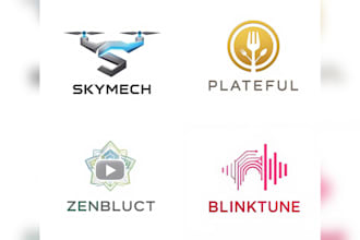 design a minimalist logo, monogram, wordmark or abstract mark