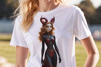 design  eye catching ai generated t shirt and hoodie mockups