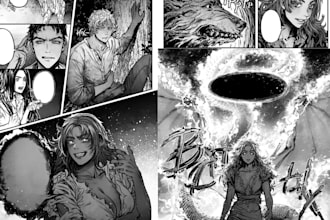 draw manga comic art manga page illustration anime manga as a manga artist