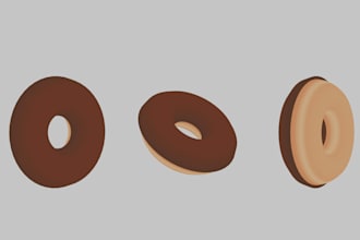 create a stylized 3d model of a pet, character, or prop