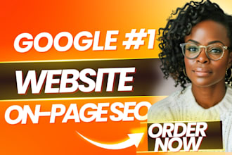 do on page and technical SEO, optimize website for higher google ranking