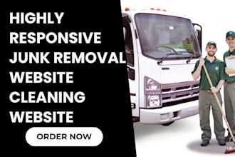 build junk removal website cleaning website trash removal dumpster rentalwebsite
