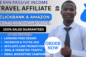 build a stunning automated travel affiliate website for passive income