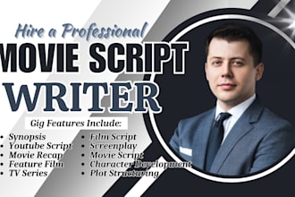 write short film documentary film youtube content podcast script blog to script