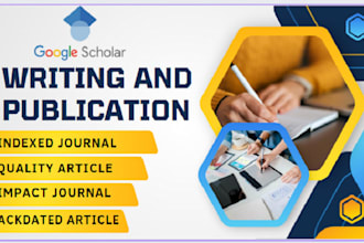 write and publish article in google scholar peer reviewed indexed journal