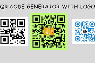 create professional qr code generator with logo in 2hrs