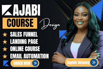 be your kajabi online course expert, kajabi sales funnel, kajabi landing page
