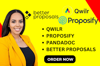 proposify better proposal proposify pandadoc  better proposal qwilr docusign