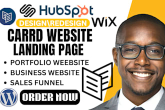 design carrd landing page design hubspot, thrivecart,funnelish,carrd co, wix