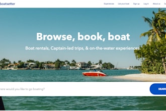 yacht website boat jet ski cruise booking yacht website