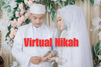 be your online imam to conduct your nikah ceremony via zoom