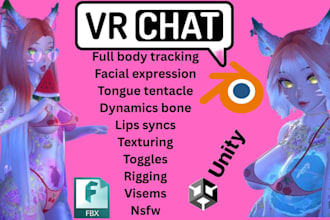 do vrchat avatar, vr character, furry avatar, eboy avatar, femboy avatar, nsfw