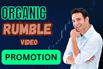 do organic rumble channel and rumble video promotion for your channel growth