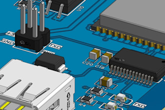 do pcb design, schematic, reverse engineering, layout in diptrace using cadence