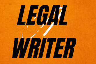 write and review legal documents, contracts and agreements