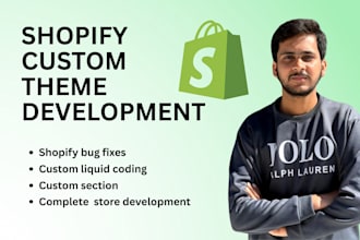 do shopify custom coding and custom theme customization