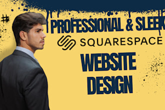 build squarespace website design or redesign squarespace website development
