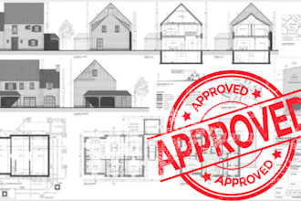 deliver permit ready stamped architectural and mep plans USA