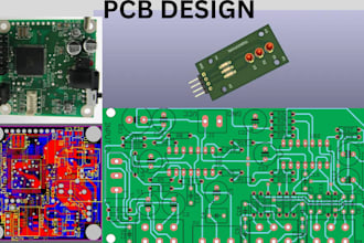 design custom multilayer pcb with schematic using easy eda kivas altium