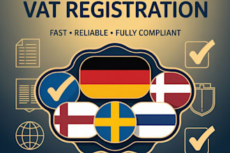vat and company registration for germany, UK lativia, sweaden, estonia, bulgaria