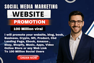 promote your website, link, amazon book to 80m fb, ig USA UK audience