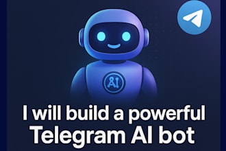 create custom telegram bot, telegram ai bot, group management bot