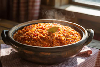 cook african jollof rice