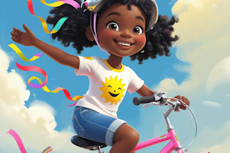 draw captivating children book and storybook illustrations
