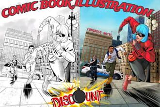 draw comic book as comic book artist comic book illustration graphic novel comic