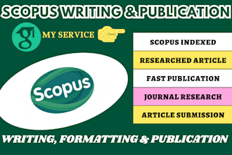 write and publish article in scopus q1, q2, q3, q4 scopus, wos indexed journal