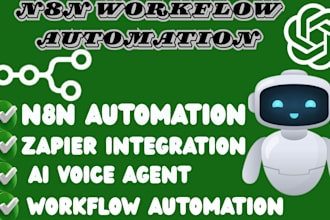 automate n8n workflow zapier automation api integrations  build ai agent
