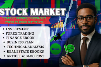 write stock market ebook, do business writing, finance, lead magnet ebook writer