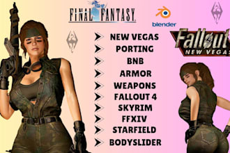 create , edit or port game mods for fallout, skyrim, starfield, ffxiv and more