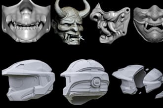 sculpt 3d mask helmet 3d cosplay mask cosplay mask cosplay props 3d mask for 3d