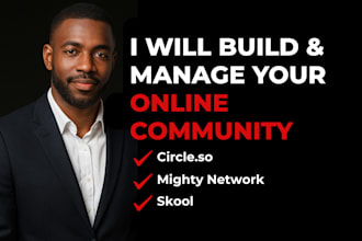 build and manage your online community on circle, skool or mighty network