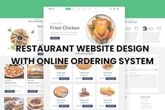 build restaurant website, food website with online food ordering system