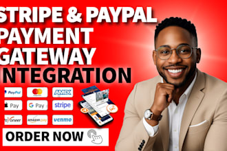 integrate stripe or paypal payment gateway in your bubble or flutterflow app