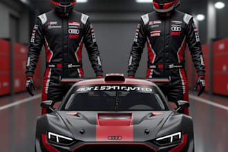 design stunning acc, lmu car for asseto corsa, iracing,competizione