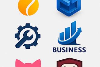 create 3d and 2d logo for your business
