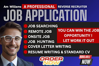 search and apply for remote job reverse recruiter job application resume writing