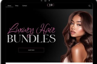 design hair extension website hair website shopify store hair store shopify