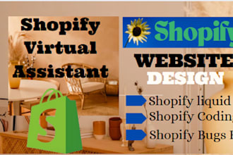 be your shopify virtual assistance marketing and store manager to boost sales