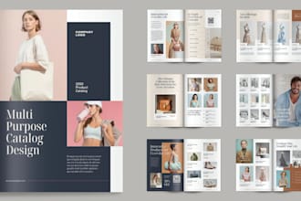 design product catalog, fashion lookbook sale sheet, line sheet leaflet redesign