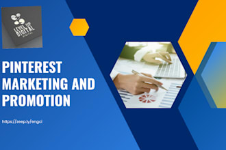 help you do pinterest marketing and promotion then manage it