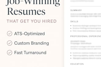 write a job winning resume that gets you noticed and hired