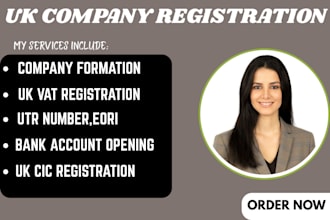 do uk ltd company, handle company formation, vat, utr, and eori registration